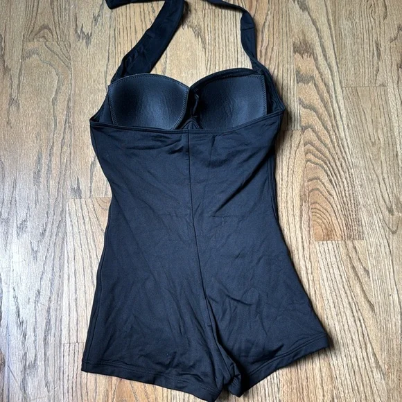 Seafolly Black Halter One Piece Swimsuit - Picture 3 of 6